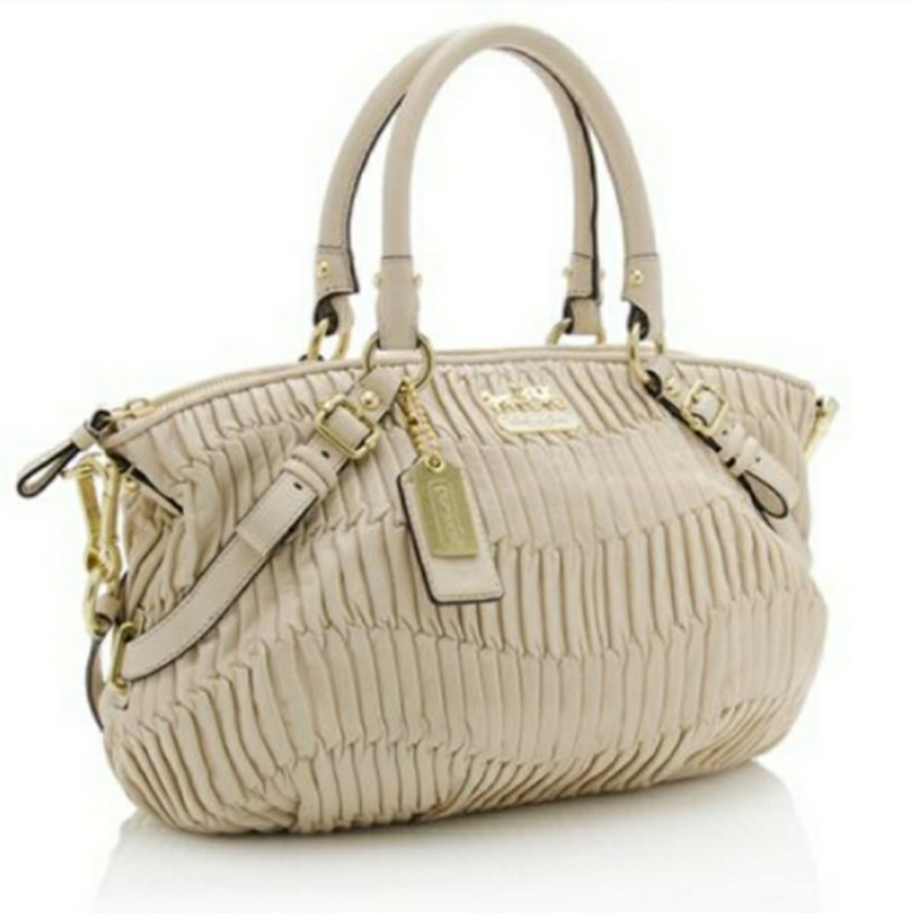Coach Madison sophia gathered leather bag